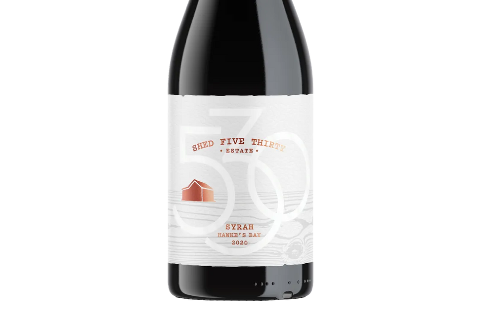 Shed 530 Estate Hawke's Bay Syrah 2020 - Syrah - Black Market