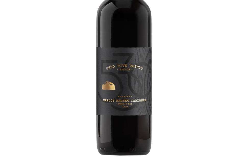 Shed 530 Reserve Hawke's Bay Merlot Malbec Cabernet 2020 - Merlot - Black Market