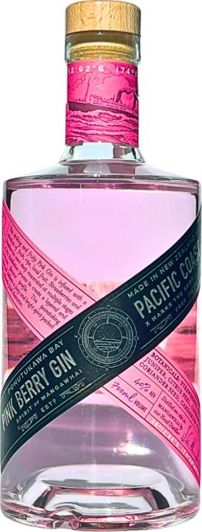 Pacific Coast Pohutukawa Bay Pink Berry Gin (700ml) - Gin - Black Market