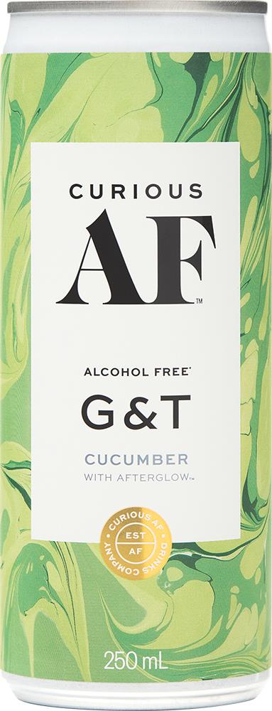 AF Drinks Classic G&T Cucumber (250ml) (6x4pk) - Pre-Mixed - Black Market
