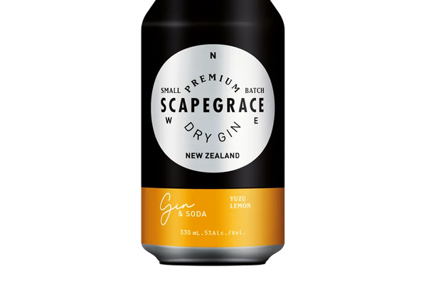 Scapegrace Gin & Soda With Yuzu & Lemon (330ml) - Gin - Black Market