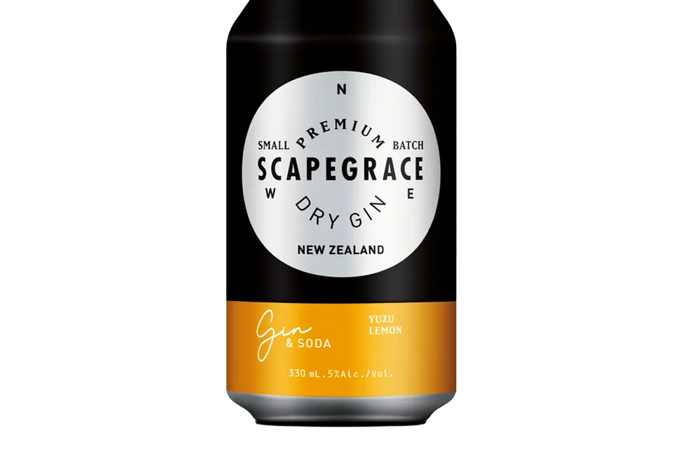 Scapegrace Gin & Soda With Yuzu & Lemon (330ml) - Gin - Black Market