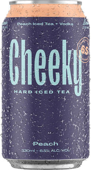 Cheeky Hard Iced Tea Peach 6.5% (330ml) - Vodka - Black Market