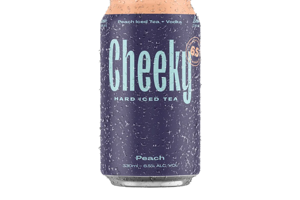 Cheeky Hard Iced Tea Peach 6.5% (330ml) - Vodka - Black Market