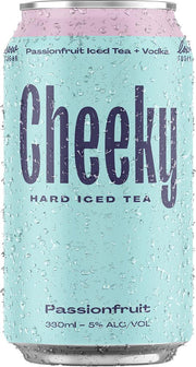 Cheeky Hard Iced Tea Passionfruit 5% (330ml) (10pk) - Vodka - Black Market