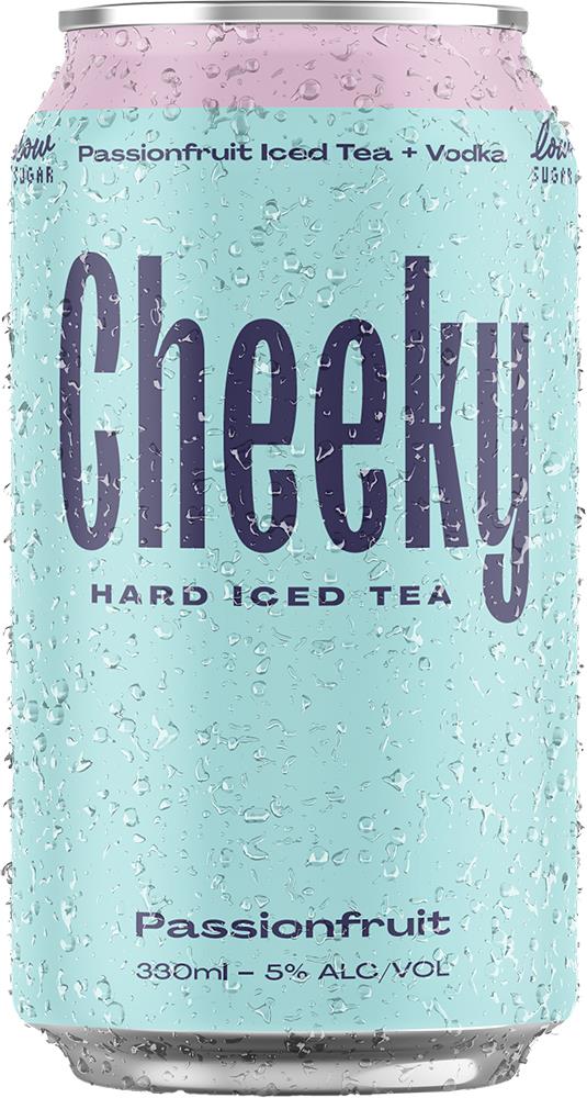 Cheeky Hard Iced Tea Passionfruit 5% (330ml) (10pk) - Vodka - Black Market