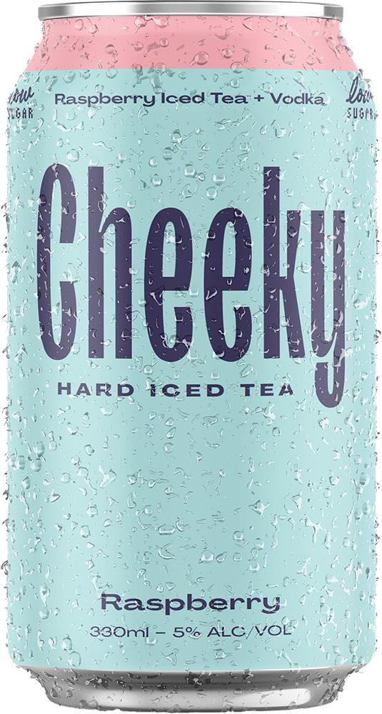 Cheeky Hard Iced Tea Raspberry 5% (330ml) (10pk) - Pre-Mixed - Black Market