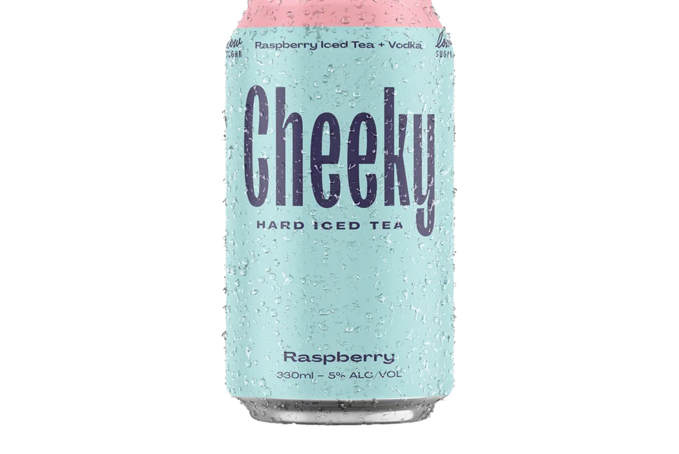 Cheeky Hard Iced Tea Raspberry 5% (330ml) (10pk) - Pre-Mixed - Black Market