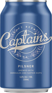 Captain's Craft Beer Pilsner (330ml) - Beer - Black Market