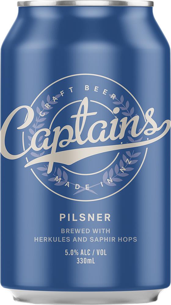 Captain's Craft Beer Pilsner (330ml) - Beer - Black Market