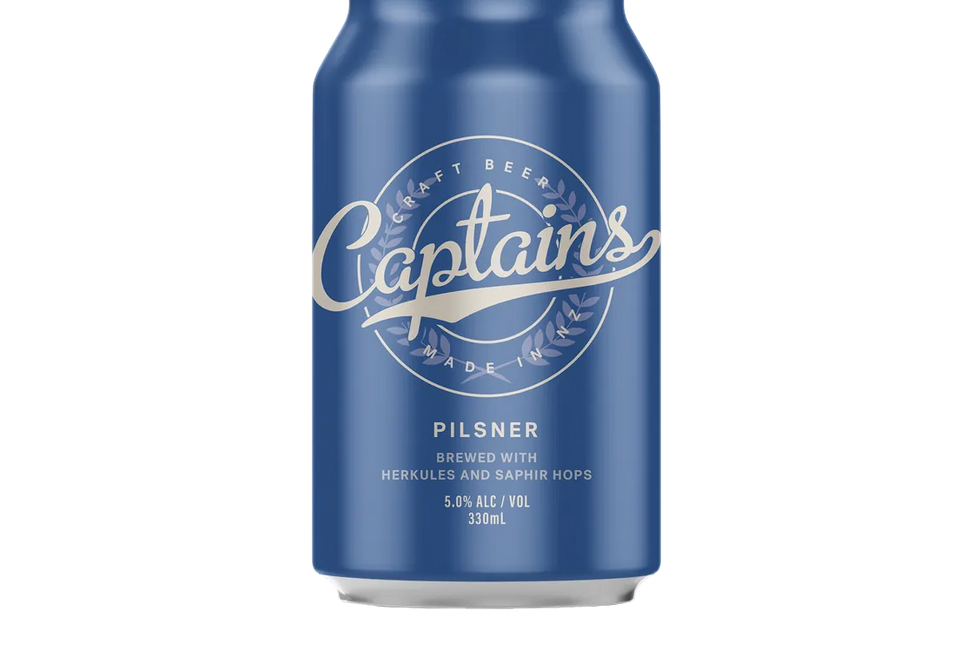 Captain's Craft Beer Pilsner (330ml) - Beer - Black Market