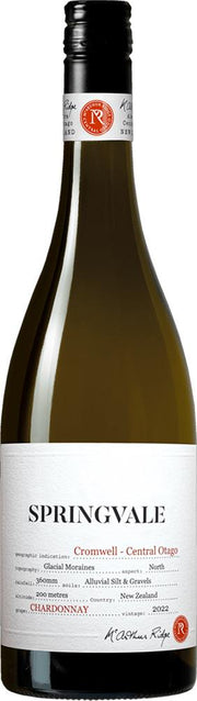 McArthur Ridge Springvale Central Otago Chardonnay 2022 - Chardonnay - Black Market