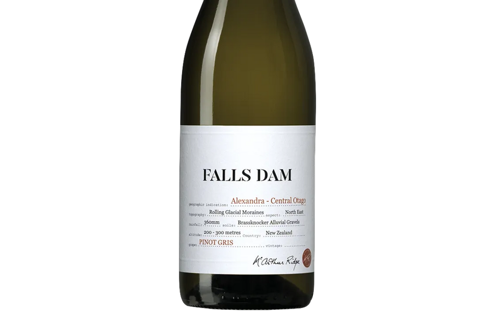 McArthur Ridge Falls Dam Central Otago Pinot Gris 2025 - Pinot Gris - Black Market