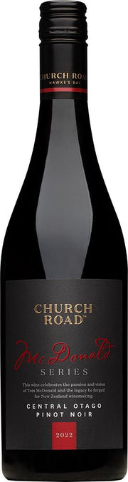 Church Road McDonald Series Central Otago Pinot Noir 2022 - Pinot Noir - Black Market