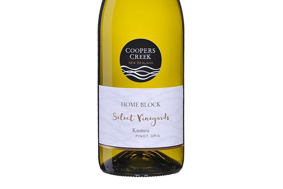 Coopers Creek Select Vineyards Home Block Kumeu Pinot Gris 2022 - Pinot Gris - Black Market
