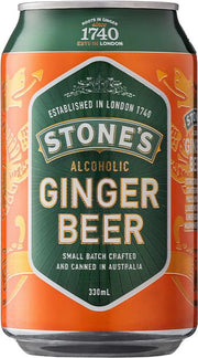 Stone's Alcoholic Ginger Beer (330ml) - Ginger Beer - Black Market