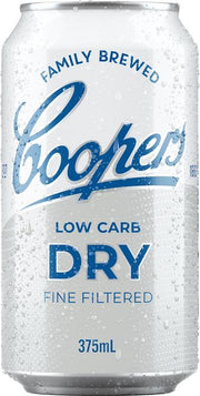 Coopers Low Carb Dry Beer (375ml) (4x6pk) - Beer - Black Market