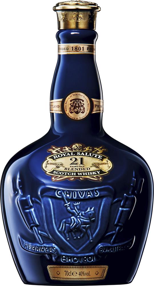 Chivas Royal Salute 21 Years Old Blended Scotch Whisky (700ml) - Whisky - Black Market