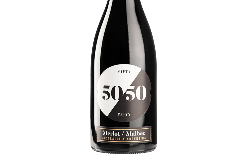Fifty/Fifty Merlot Malbec 2023 (Australia/Argentina) - Merlot - Black Market