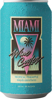 Miami Wine Cooler Tropical Pineapple (330ml) - Pre-Mixed - Black Market