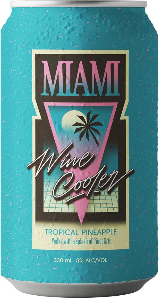 Miami Wine Cooler Tropical Pineapple (330ml) - Pre-Mixed - Black Market