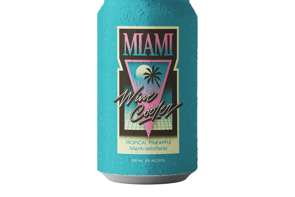 Miami Wine Cooler Tropical Pineapple (330ml) - Pre-Mixed - Black Market
