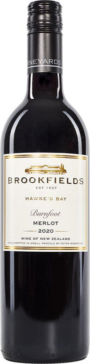 Brookfields Burnfoot Hawke's Bay Merlot 2020 - Merlot - Black Market