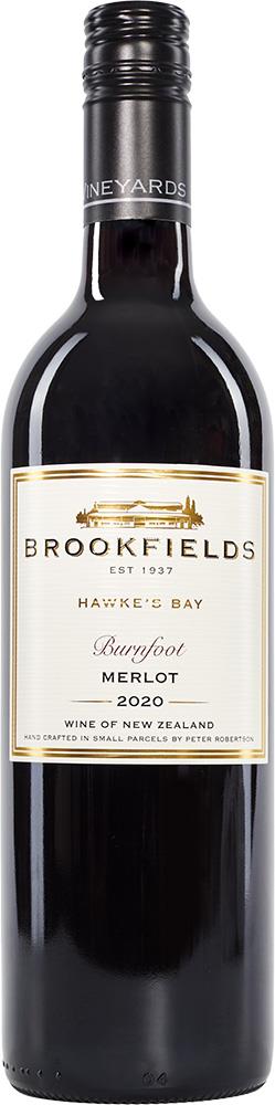 Brookfields Burnfoot Hawke's Bay Merlot 2020 - Merlot - Black Market