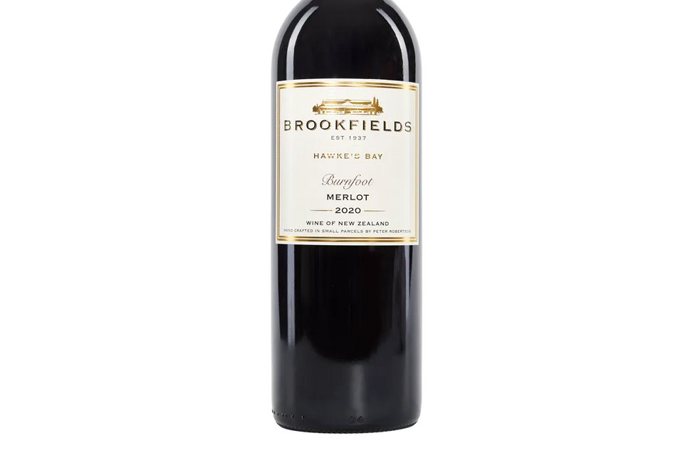 Brookfields Burnfoot Hawke's Bay Merlot 2020 - Merlot - Black Market