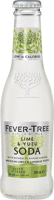 Fever Tree Lime & Yuzu Soda (200ml) - Soda Water - Black Market