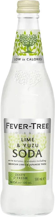 Fever Tree Lime & Yuzu Soda (500ml) - Soda Water - Black Market