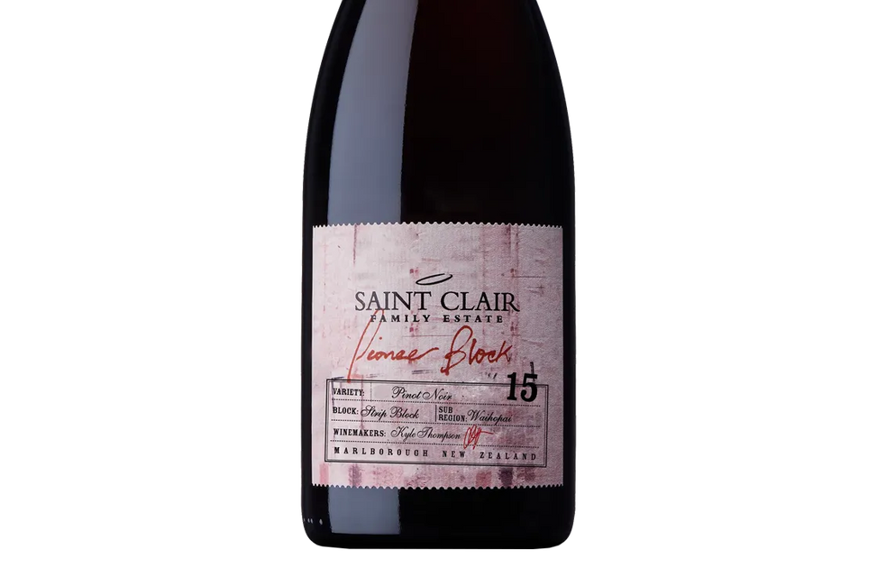 Saint Clair Pioneer Block 15 Marlborough Pinot Noir 2022 - Pinot Noir - Black Market