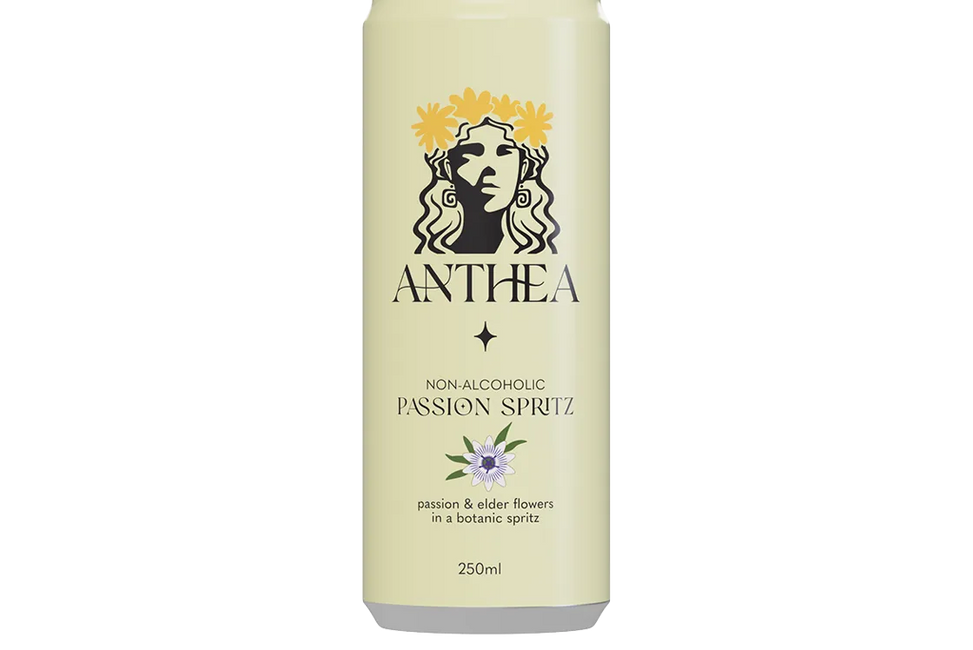 Anthea Non-Alcoholic Passion Spritz (250ml) - Pre-Mixed - Black Market