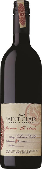 Saint Clair James Sinclair Hawke's Bay Cabernet Merlot 2021 - Cabernet Sauvignon - Black Market