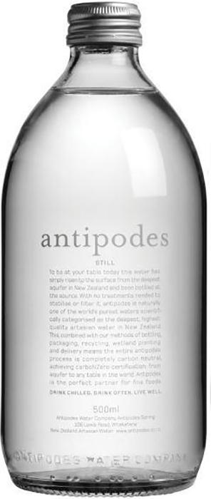 Antipodes Still Mineral Water Glass (500ml) - Water - Black Market