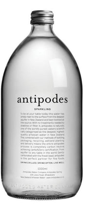 Antipodes Sparkling Mineral Water (1L) - Water - Black Market