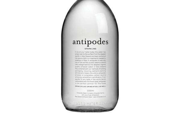 Antipodes Sparkling Mineral Water (1L) - Water - Black Market