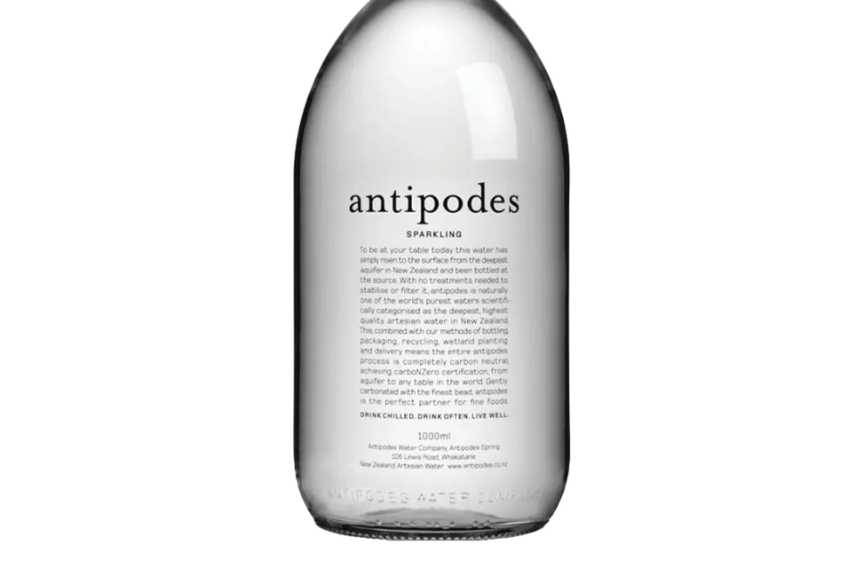 Antipodes Sparkling Mineral Water (1L) - Water - Black Market