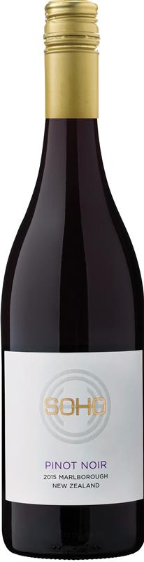 Soho White Collection Marlborough Pinot Noir 2015 - Pinot Noir - Black Market