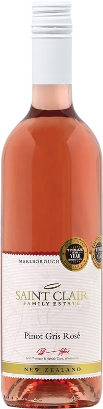 Saint Clair Premium Marlborough Pinot Gris Rosé 2016 - Rosé - Black Market