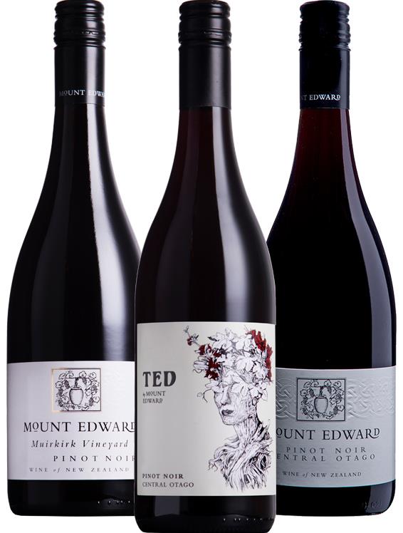 Central Otago Three Tier Trio Pack from Mount Edward - Pinot Noir - Black Market