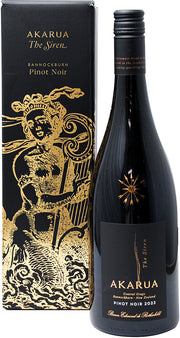Akarua The Siren Bannockburn Central Otago Pinot Noir 2023 (Gift Box) - Pinot Noir - Black Market