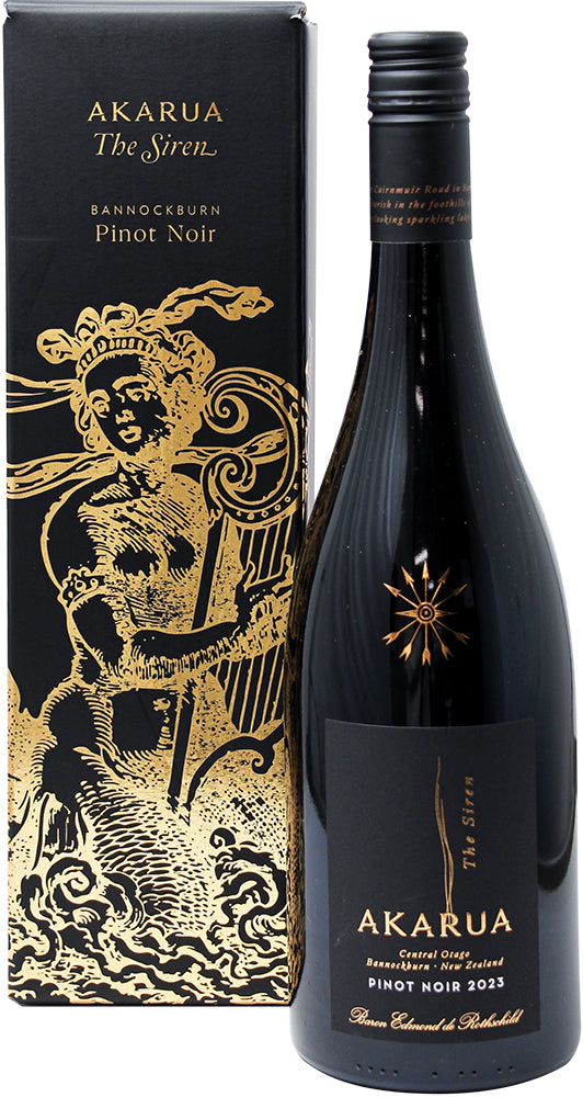 Akarua The Siren Bannockburn Central Otago Pinot Noir 2023 (Gift Box) - Pinot Noir - Black Market