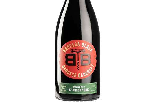 Barossa Black Cabernet Sauvignon "Double Oak Series" 2021 (Finished in NZ Whisky Oak Barrels) - Cabernet Sauvignon - Black Market