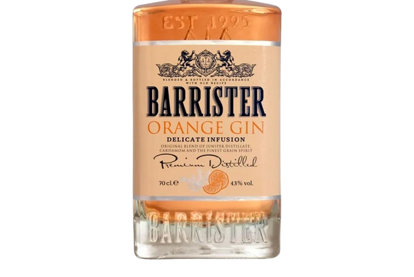 Barrister Orange Gin (700ml) - Gin - Black Market
