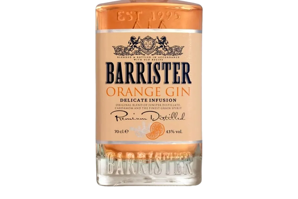 Barrister Orange Gin (700ml) - Gin - Black Market