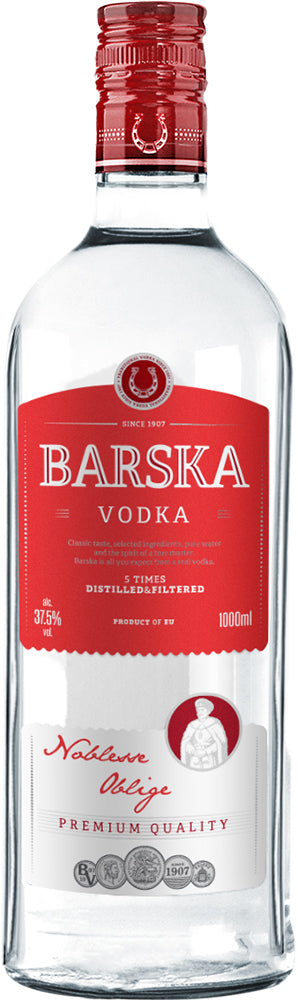Barska Red Vodka (1L) - Vodka - Black Market