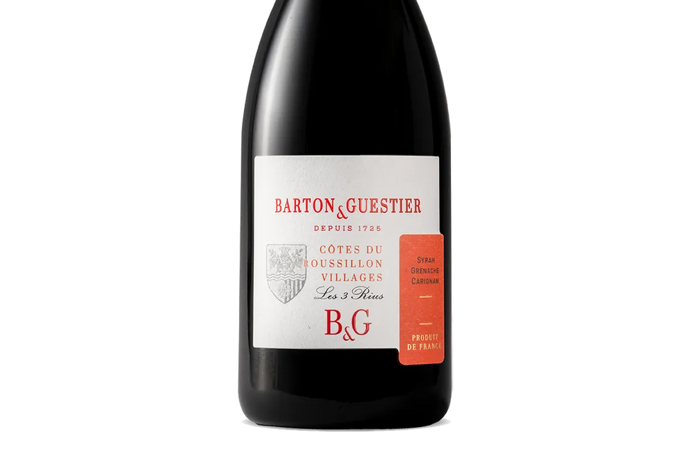Barton & Guestier Côtes du Roussillon Villages Les 3 Rius 2021 (France) - Red Blend - Black Market