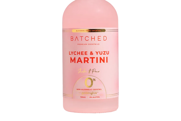 Batched 0% Lychee & Yuzu Martini (700ml)