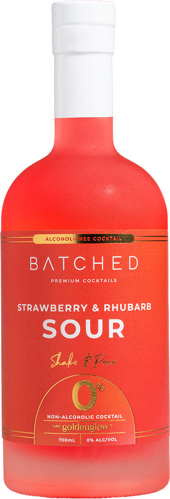 Batched 0% Strawberry & Rhubarb Sour (700ml)